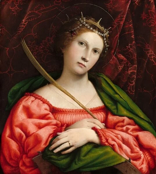 Saint Catherine, 1522. Creator: Lorenzo Lotto