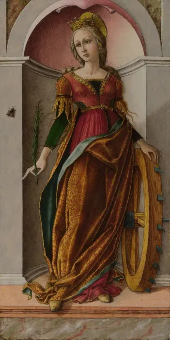 Framed Print : Saint Catherine of Alexandria, c. 1492. Artist: Crivelli, Carlo (c. 1435-c. 1495) Framed Print : Saint Catherine of Alexandria, c. 1492. Artist: Crivelli, Carlo (c. 1435-c. 1495)