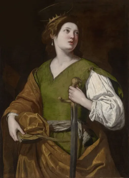 Framed Print : Saint Catherine of Alexandria, c. 1635 Framed Print : Saint Catherine of Alexandria, c. 1635