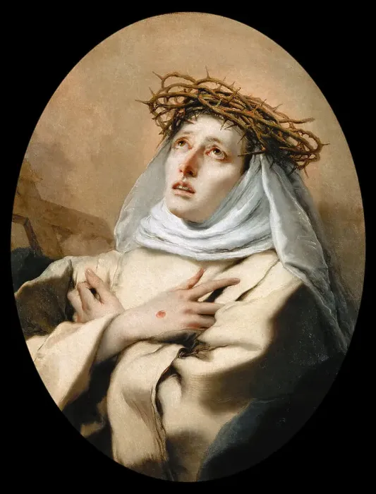 Framed Print : Saint Catherine of Siena Framed Print : Saint Catherine of Siena