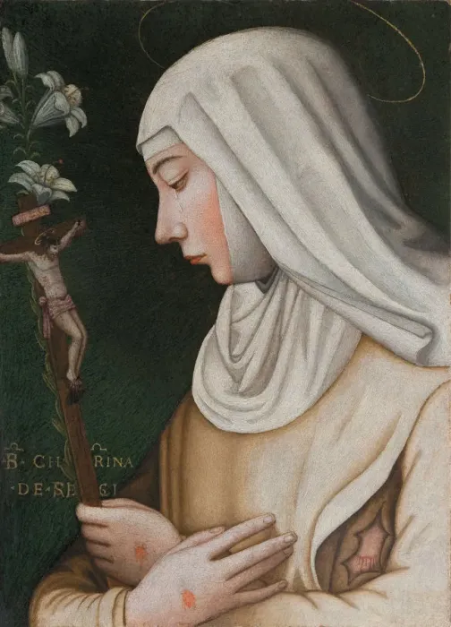 Framed Print : Saint Catherine of Siena (Caterina de Ricci) Framed Print : Saint Catherine of Siena (Caterina de Ricci)