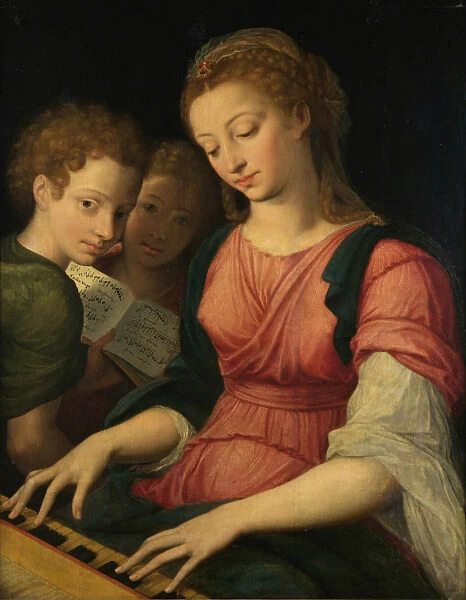 Saint Cecilia. Creator: Coxcie (Coxie), Michiel (1499-1592)