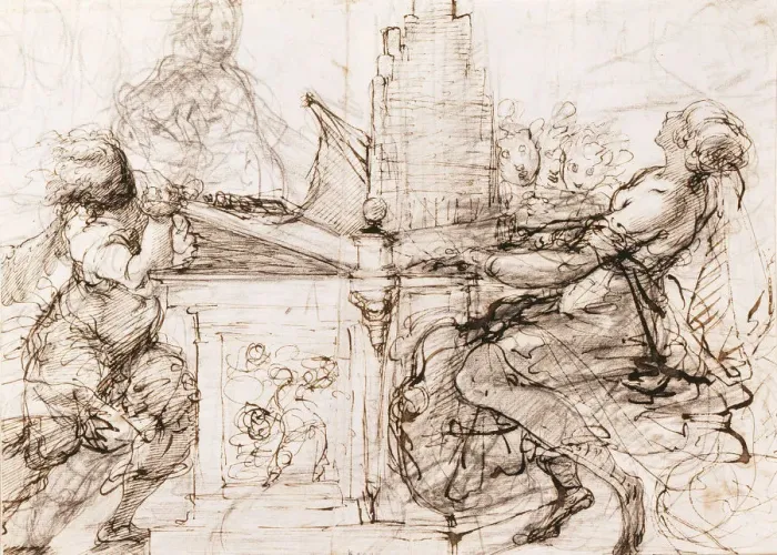 Framed Print : Saint Cecilia at the Organ, 1620-1629. Artist: Crespi, Daniele (1598-1630) Framed Print : Saint Cecilia at the Organ, 1620-1629. Artist: Crespi, Daniele (1598-1630)