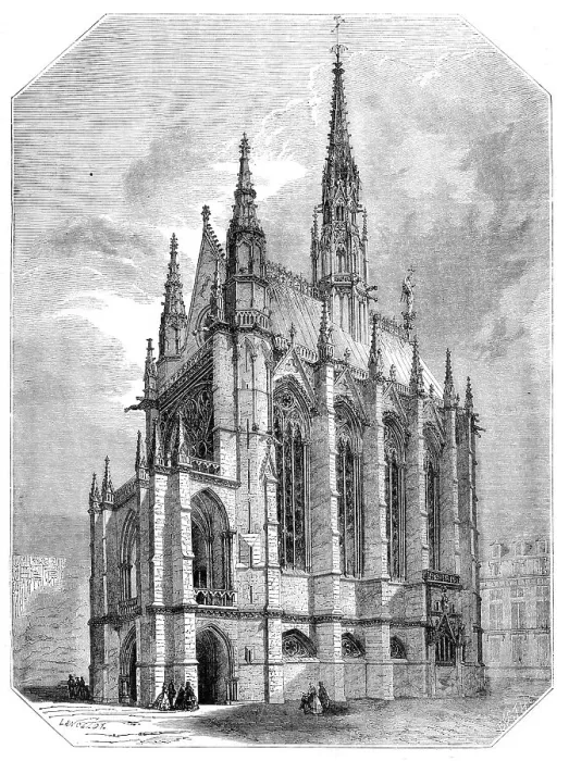 Framed Print : The Saint Chapelle, Paris - Restored, 1856. Creator: Lancelot Framed Print : The Saint Chapelle, Paris - Restored, 1856. Creator: Lancelot