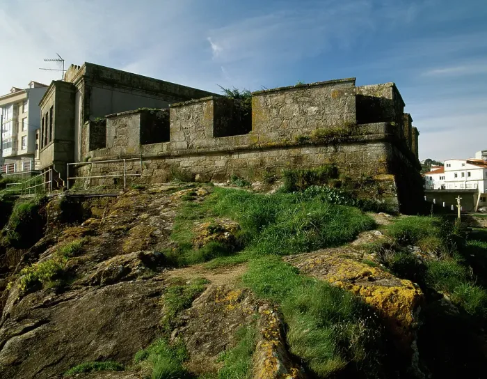 Framed Print : Saint Charles Castle, Fisterra (Finisterre), La Coruna province, Galicia, Spain, (2000). Creator: LTL Framed Print : Saint Charles Castle, Fisterra (Finisterre), La Coruna province, Galicia, Spain, (2000). Creator: LTL