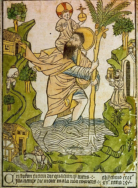 Saint Christopher, 1423