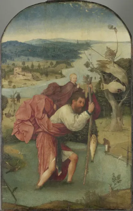 Framed Print : Saint Christopher, 1490s Framed Print : Saint Christopher, 1490s