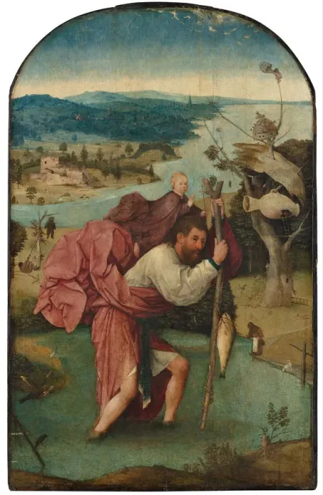 Framed Print : Saint Christopher, 1490s. Artist: Bosch, Hieronymus (c. 1450-1516) Framed Print : Saint Christopher, 1490s. Artist: Bosch, Hieronymus (c. 1450-1516)