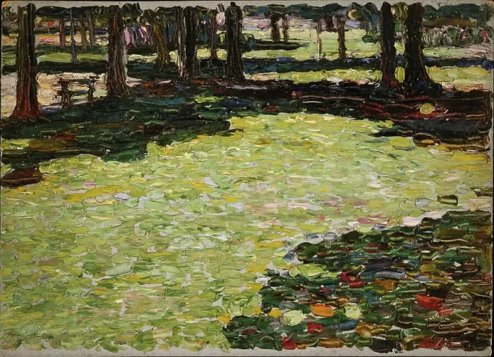 Framed Print : Saint-Cloud Park, Clearing, c 1907. Creator: Kandinsky, Wassily Vasilyevich (1866-1944) Framed Print : Saint-Cloud Park, Clearing, c 1907. Creator: Kandinsky, Wassily Vasilyevich (1866-1944)