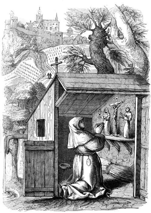 Framed Print : Saint Colette (1381-1447), c16th century (1849)