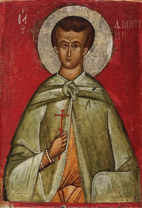 Framed Print : Saint Demetrius of Thessaloniki, 15th century