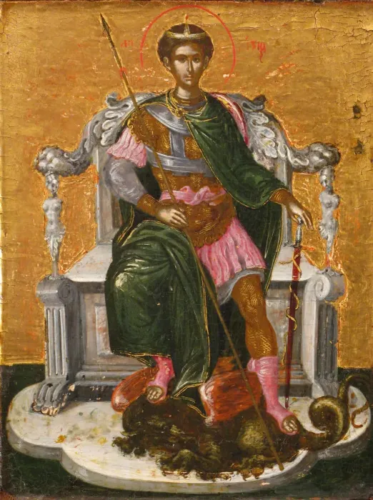 Framed Print : Saint Demetrius of Thessaloniki, ca 1567 Framed Print : Saint Demetrius of Thessaloniki, ca 1567