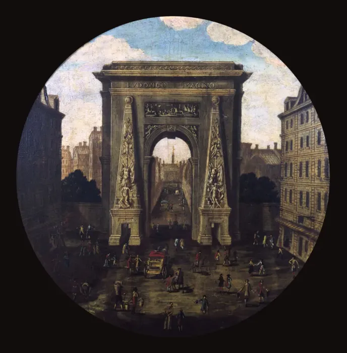 Framed Print : The Saint-Denis Gate, Paris, 17th century Framed Print : The Saint-Denis Gate, Paris, 17th century