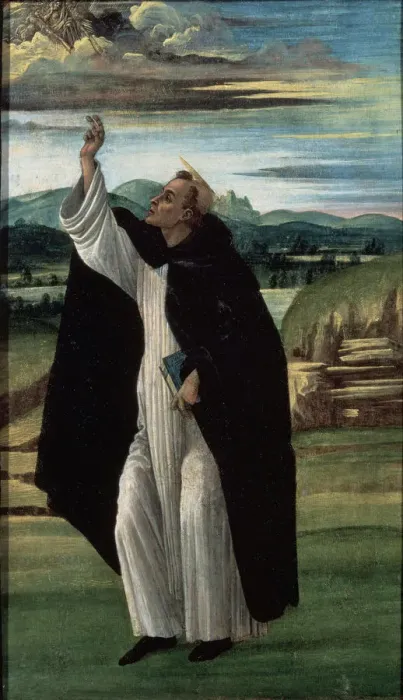 Framed Print : Saint Dominic, 1490s. Artist: Sandro Botticelli Framed Print : Saint Dominic, 1490s. Artist: Sandro Botticelli
