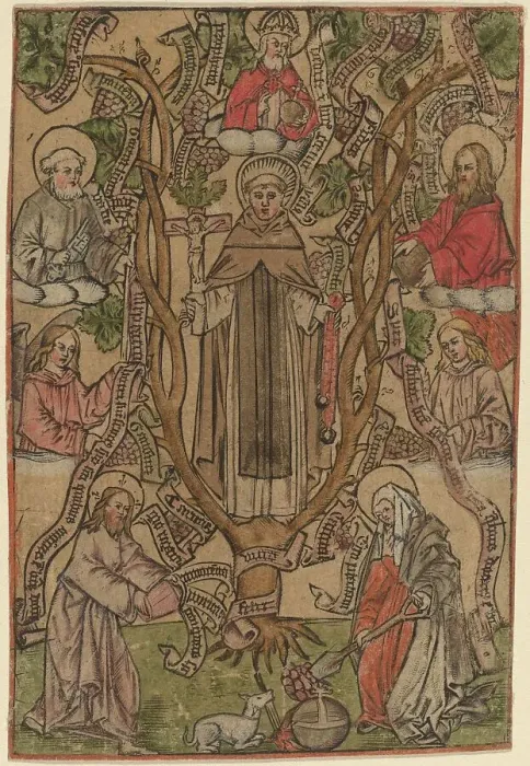 Framed Print : Saint Dominic. Creator: Master S Framed Print : Saint Dominic. Creator: Master S