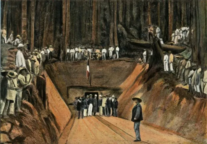 Framed Print : Saint-Elie. Inauguration De La Premiere Mine De Quartz, (Saint-Elie. The first Quartz Mine), 1900 Framed Print : Saint-Elie. Inauguration De La Premiere Mine De Quartz, (Saint-Elie. The first Quartz Mine), 1900