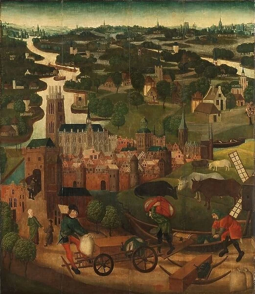 The Saint Elizabeth's Day Flood, c.1490-c.1495. Creator: Master of the St Elizabeth Panels