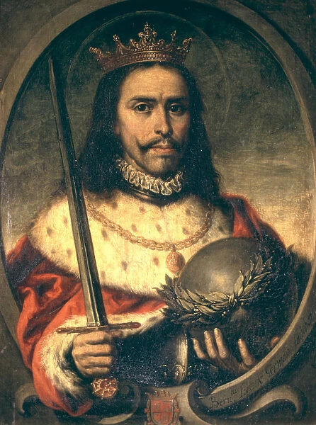 Saint Ferdinand oil painting on canvas, Fernando III The Saint (1199-1252), king