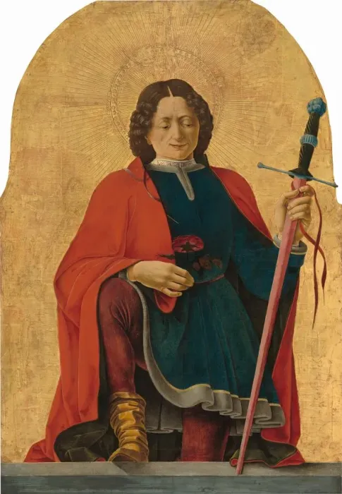 Framed Print : Saint Florian, c. 1473 / 1474. Creator: Francesco del Cossa Framed Print : Saint Florian, c. 1473 / 1474. Creator: Francesco del Cossa