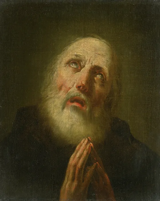 Framed Print : Saint Francis of Paula, 1700-1750. Creator: Giovanni Battista Piazzetta Framed Print : Saint Francis of Paula, 1700-1750. Creator: Giovanni Battista Piazzetta