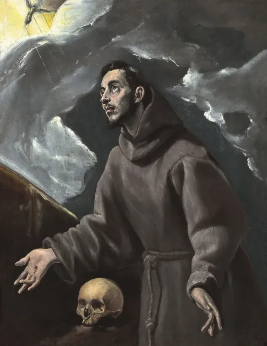 Framed Print : Saint Francis receiving the Stigmata, 1580 Framed Print : Saint Francis receiving the Stigmata, 1580