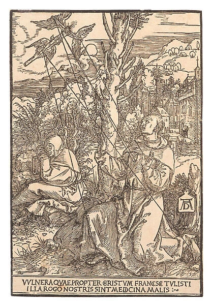 Saint Francis Receiving the Stigmata, c. 1505. Creator: Dürer, Albrecht (1471-1528)