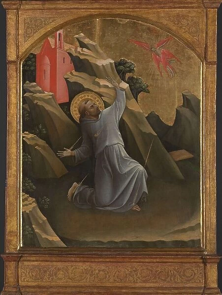 Saint Francis Receiving the Stigmata, c.1420. Creator: Lorenzo Monaco