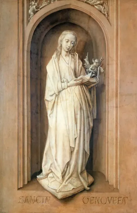 Framed Print : Saint Genevieve Framed Print : Saint Genevieve