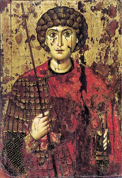 Saint George, 12th century. Artist: Russian icon