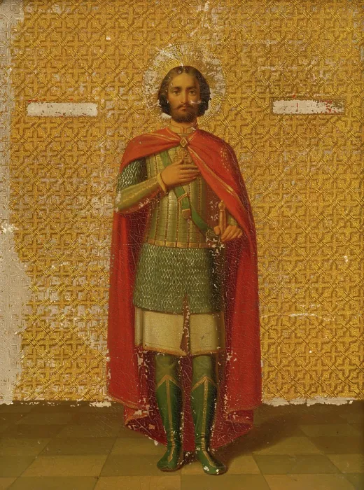 Framed Print : Saint George, 1850-1860. Creator: Unknown Framed Print : Saint George, 1850-1860. Creator: Unknown