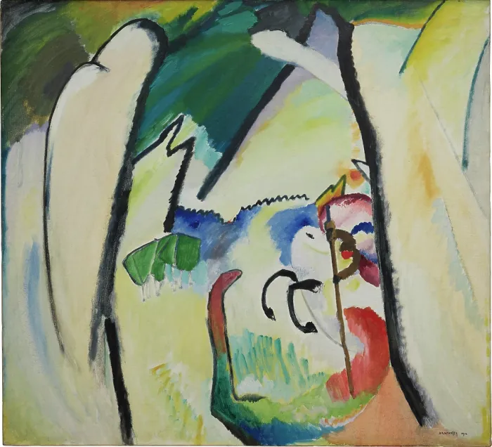 Framed Print : Saint George, 1910. Creator: Kandinsky, Wassily Vasilyevich (1866-1944) Framed Print : Saint George, 1910. Creator: Kandinsky, Wassily Vasilyevich (1866-1944)