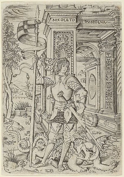 Saint George, c. 1510. Creator: Nicoletto da Modena