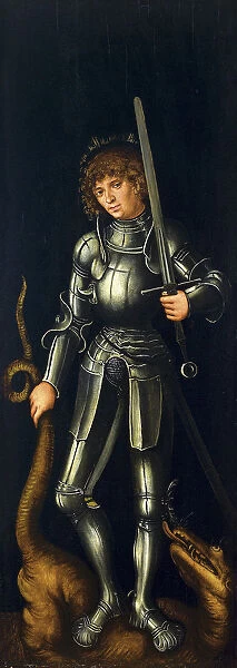 Saint George, ca 1514. Artist: Cranach, Lucas, the Elder (1472-1553)