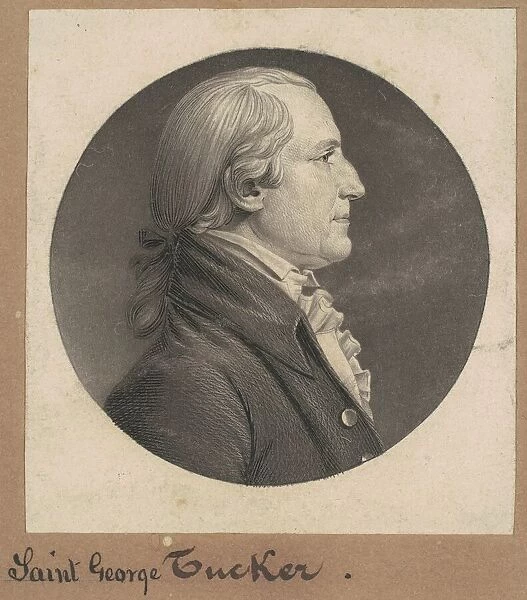 Saint George Tucker, 1807-1808. Creator: Charles Balthazar Julien Fé