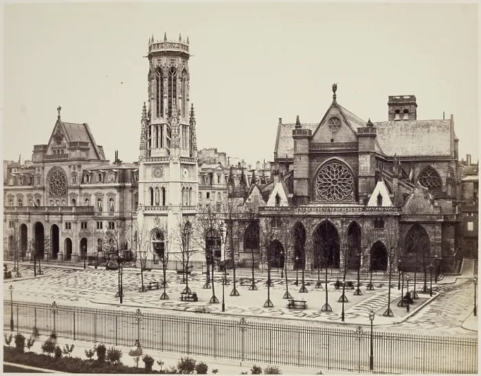 Framed Print : Saint Germain l'Auxerrois, Paris, between 1860 and 1870. Creator: Edouard Baldus. Saint Germain l'Auxerrois, Paris, between 1860 and 1870. Creator: Edouard Baldus Framed Print : Saint Germain l'Auxerrois, Paris, between 1860 and 1870. Creator: Edouard Baldus. Saint Germain l'Auxerrois, Paris, between 1860 and 1870. Creator: Edouard Baldus