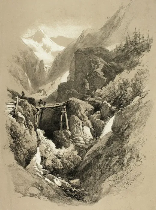 Framed Print : Saint Gothard, W. Wasen, from Picturesque Selections, 1860 Framed Print : Saint Gothard, W. Wasen, from Picturesque Selections, 1860