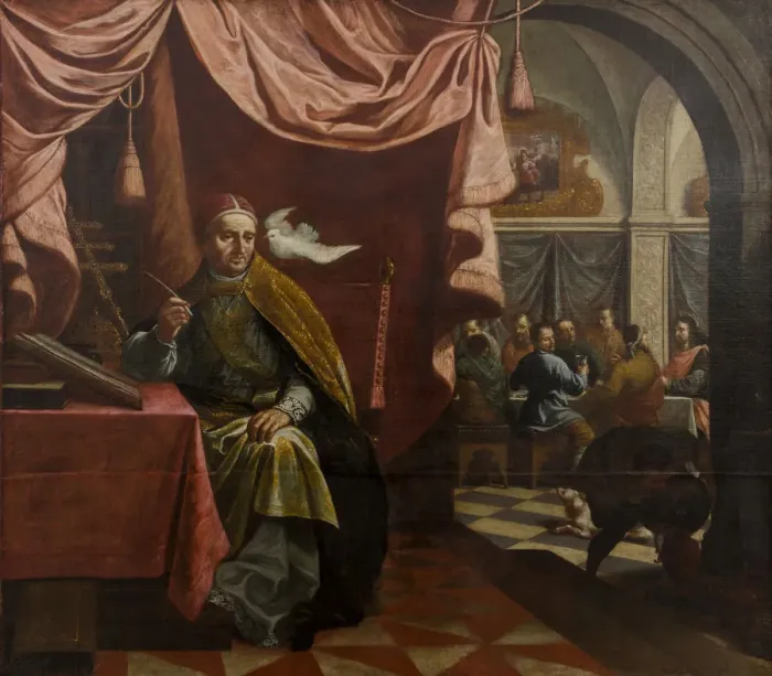 Framed Print : Saint Gregory the Great, ca 1690 Framed Print : Saint Gregory the Great, ca 1690