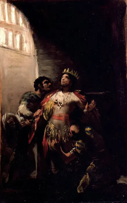 Framed Print : Saint Hermenegild in Prision. Artist: Goya, Francisco, de (1746-1828) Framed Print : Saint Hermenegild in Prision. Artist: Goya, Francisco, de (1746-1828)