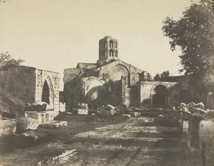 Framed Print : Saint-Honorat, Pres dArles, 1853. Creator: Edouard Baldus (French, 1813-1889) Framed Print : Saint-Honorat, Pres dArles, 1853. Creator: Edouard Baldus (French, 1813-1889)