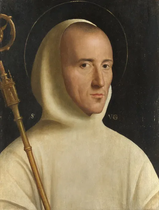 Framed Print : Saint Hugh, c. 1550-1600. Artist: Italian master Framed Print : Saint Hugh, c. 1550-1600. Artist: Italian master