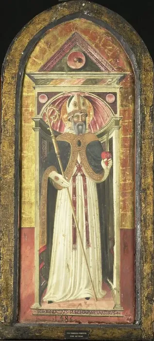 Framed Print : Saint Ignatius of Antioch, 1460-1499. Creator: Anon Framed Print : Saint Ignatius of Antioch, 1460-1499. Creator: Anon