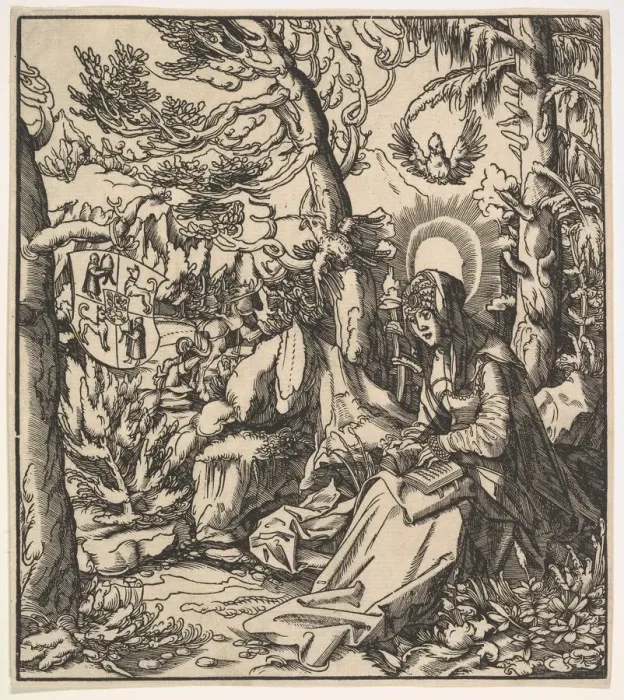 Framed Print : Saint Ita (of Toggenburg), from the Habsburg Saints, 1516-18. Creator: Leonhard Beck Framed Print : Saint Ita (of Toggenburg), from the Habsburg Saints, 1516-18. Creator: Leonhard Beck