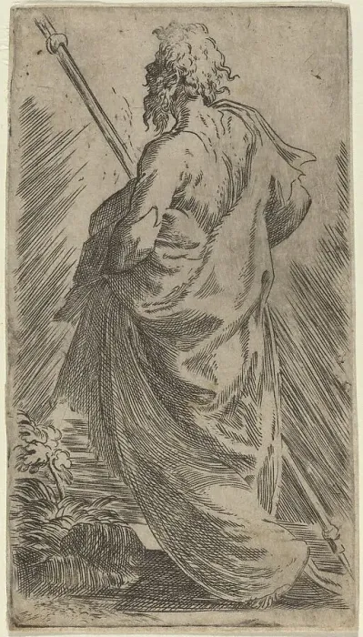 Framed Print : Saint James the Greater. Creator: Parmigianino Framed Print : Saint James the Greater. Creator: Parmigianino