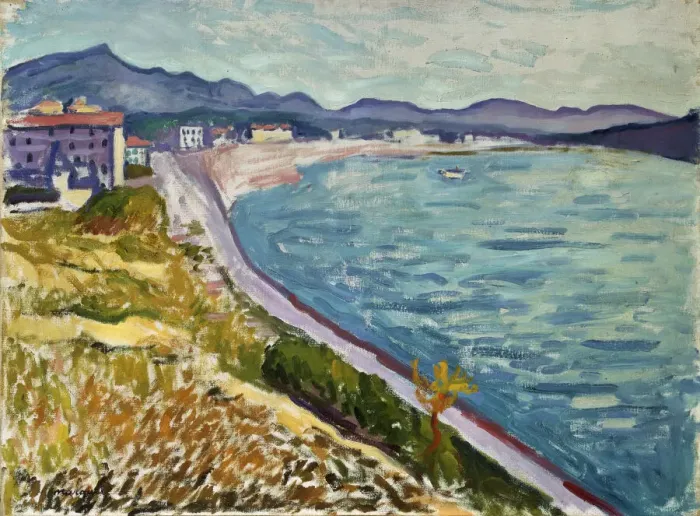 Framed Print : Saint Jean de Luz, 1907. Artist: Albert Marquet Framed Print : Saint Jean de Luz, 1907. Artist: Albert Marquet