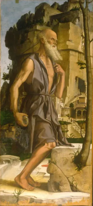 Framed Print : Saint Jerome, 1482. Artist: Montagna, Bartolomeo (1449-1523) Framed Print : Saint Jerome, 1482. Artist: Montagna, Bartolomeo (1449-1523)