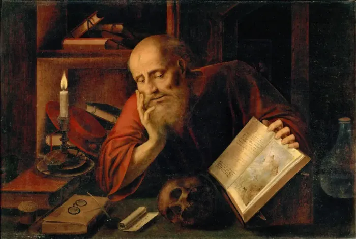 Framed Print : Saint Jerome, 1537 Framed Print : Saint Jerome, 1537