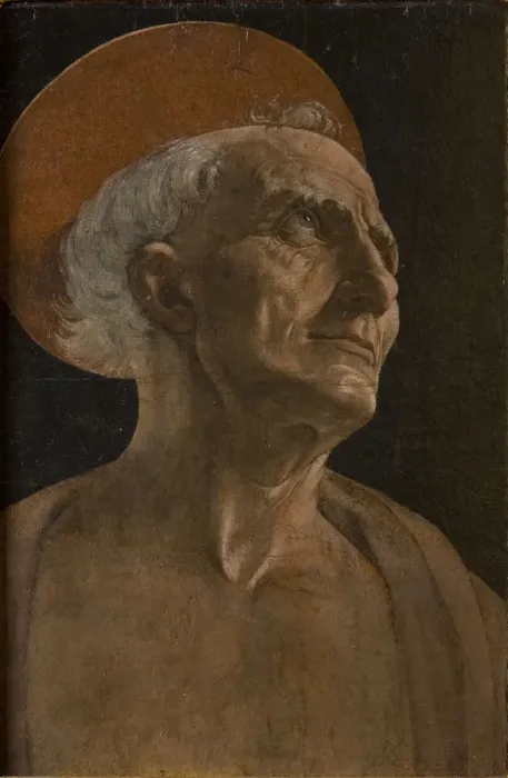 Framed Print : Saint Jerome, c. 1467-1469. Creator: Verrocchio, Andrea del (1437-1488) Framed Print : Saint Jerome, c. 1467-1469. Creator: Verrocchio, Andrea del (1437-1488)