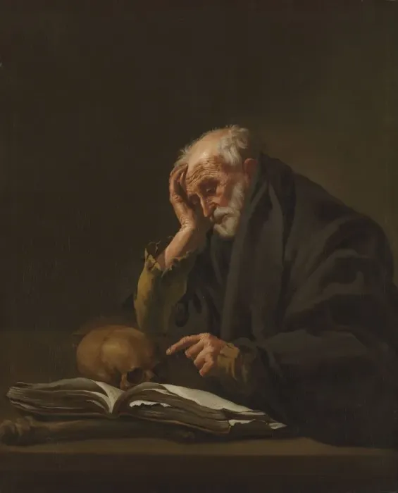 Framed Print : Saint Jerome, c. 1621. Creator: Hendrick ter Brugghen (Dutch, 1588-1629) Framed Print : Saint Jerome, c. 1621. Creator: Hendrick ter Brugghen (Dutch, 1588-1629)