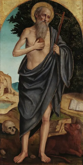 Framed Print : Saint Jerome, c1510. Creator: Bergognone, Ambrogio (1453-1523) Framed Print : Saint Jerome, c1510. Creator: Bergognone, Ambrogio (1453-1523)