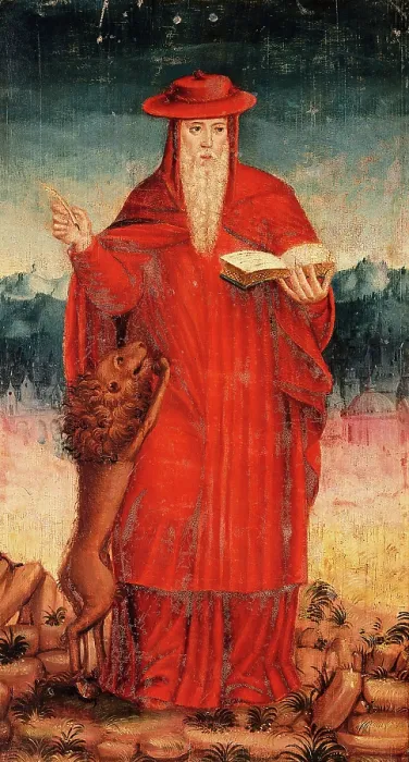 Framed Print : Saint Jerome, c15th century. Creator: Unknown Framed Print : Saint Jerome, c15th century. Creator: Unknown